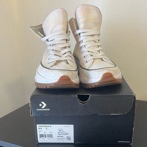Converse High-Tops White - Size 7